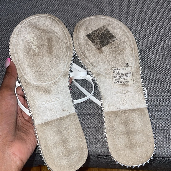 BEBE White Diamond Inspired Sandals ๐ - Picture 5 of 6